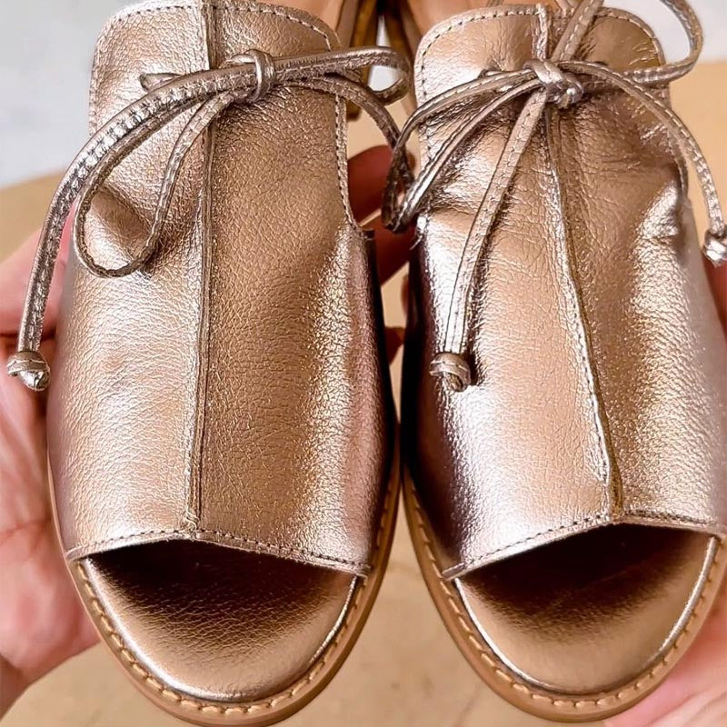 LILLIANA – SANDALEN VAN LEER MET BANDJES