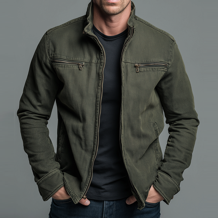 Tobias | Vintage jas met ritssluiting