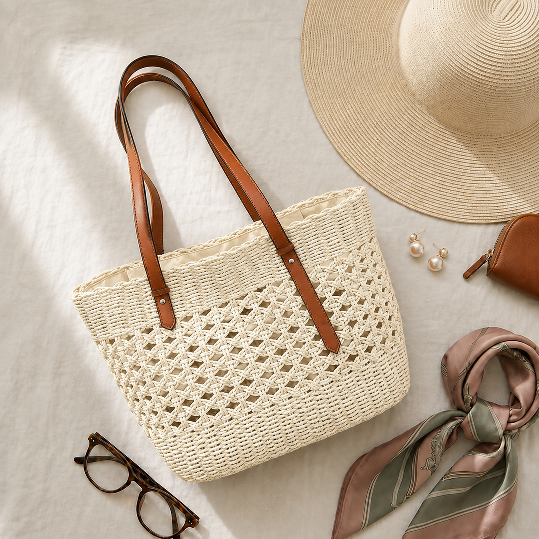 Nadine | Elegante Gevlochten Tas