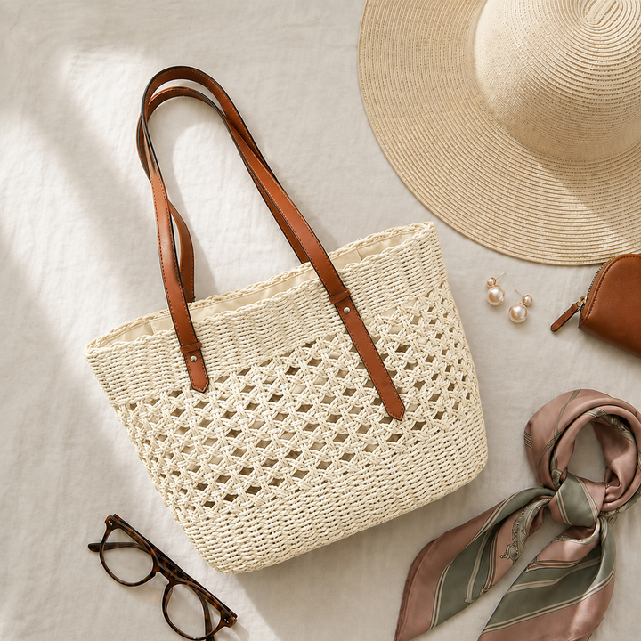 Nadine | Elegante Gevlochten Tas