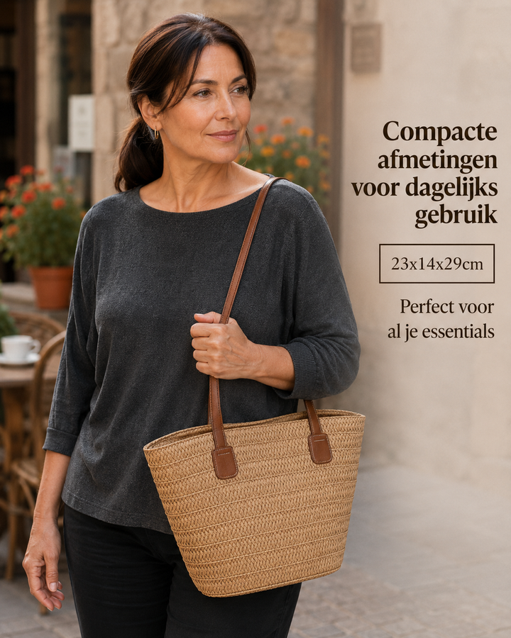 Sandra | Elegante Gevlochten Tas