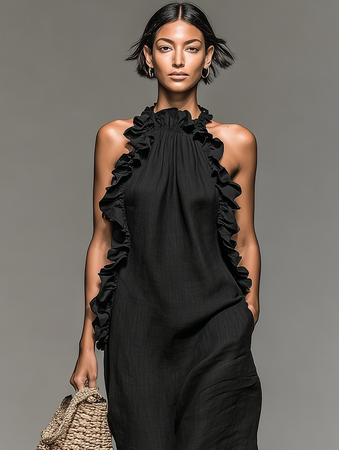 Luna | Maxi Jurk met Zakken