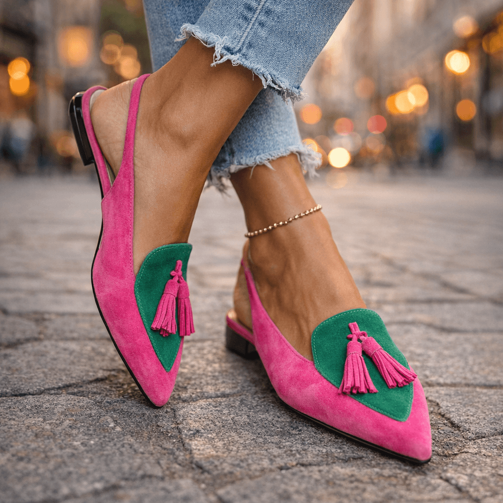 Eliza | Sandalen met bandjes en franjes