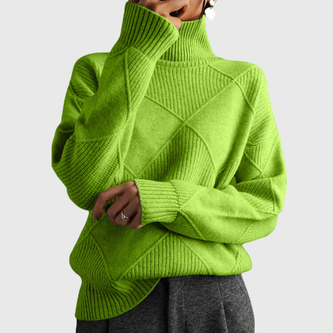 Angela | Coltrui met geometrisch patroon