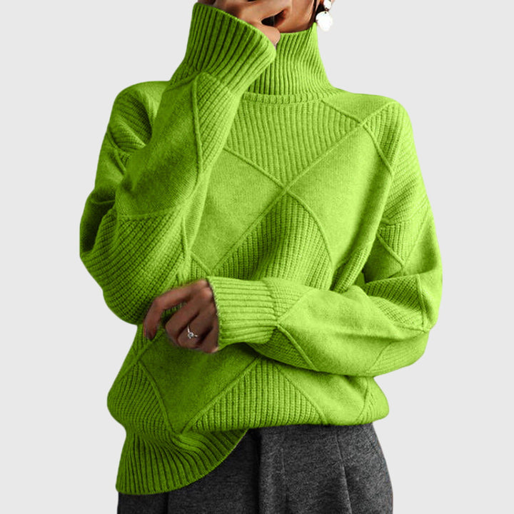 Angela | Coltrui met geometrisch patroon
