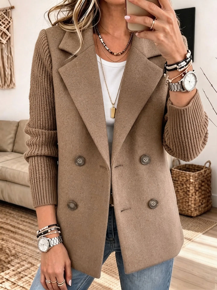 Elise | Elegante blazer met contrasterende mouwen