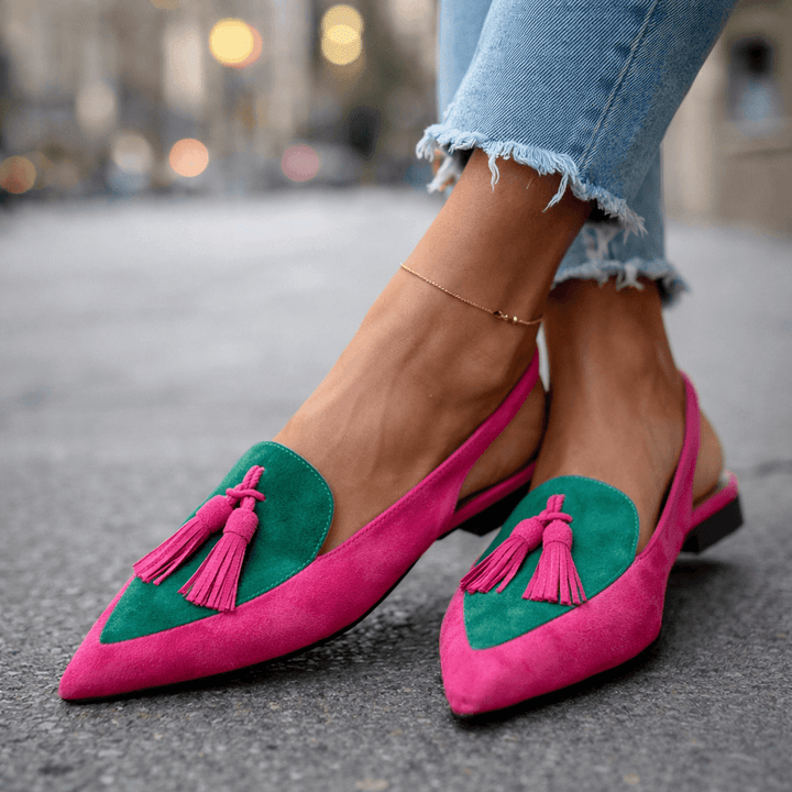 Eliza | Sandalen met bandjes en franjes