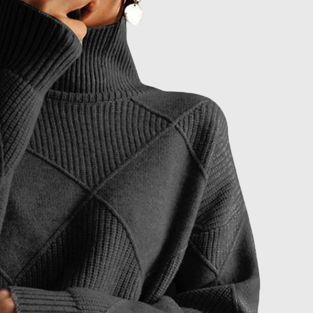 Angela | Coltrui met geometrisch patroon