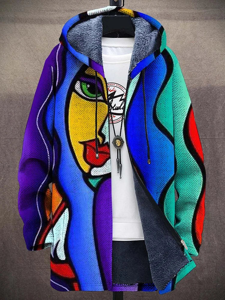 Cormac | Artistiek vest met capuchon