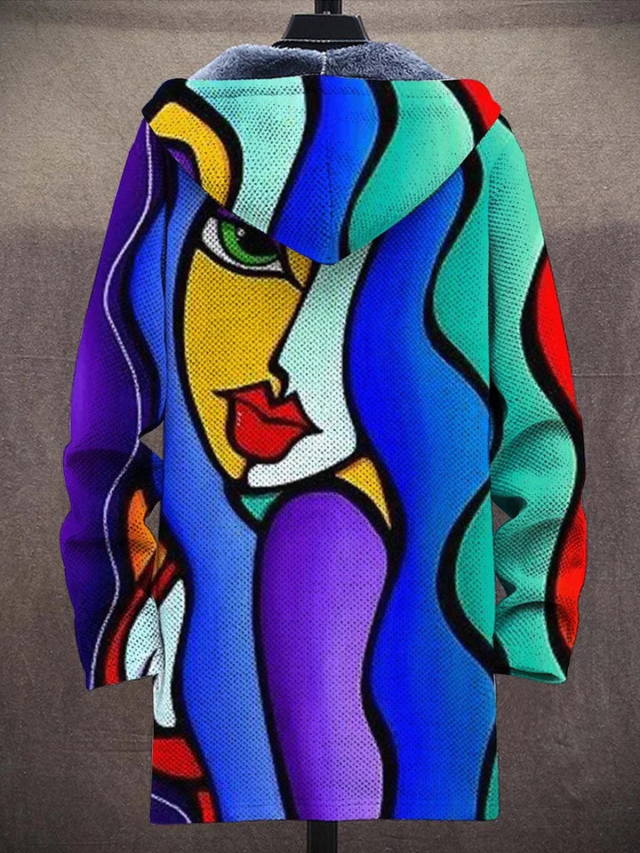Cormac | Artistiek vest met capuchon
