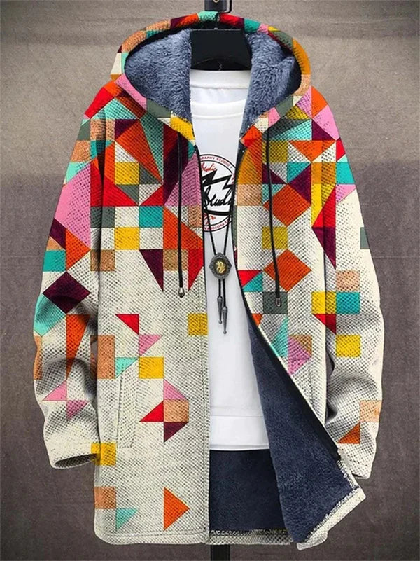 Vivienne | Artistiek vest met capuchon