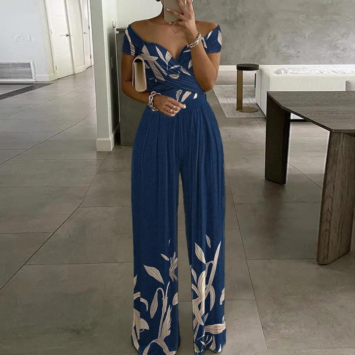 EPIFANY™ – Chic Zomer Jumpsuit met Wijde Pijpen