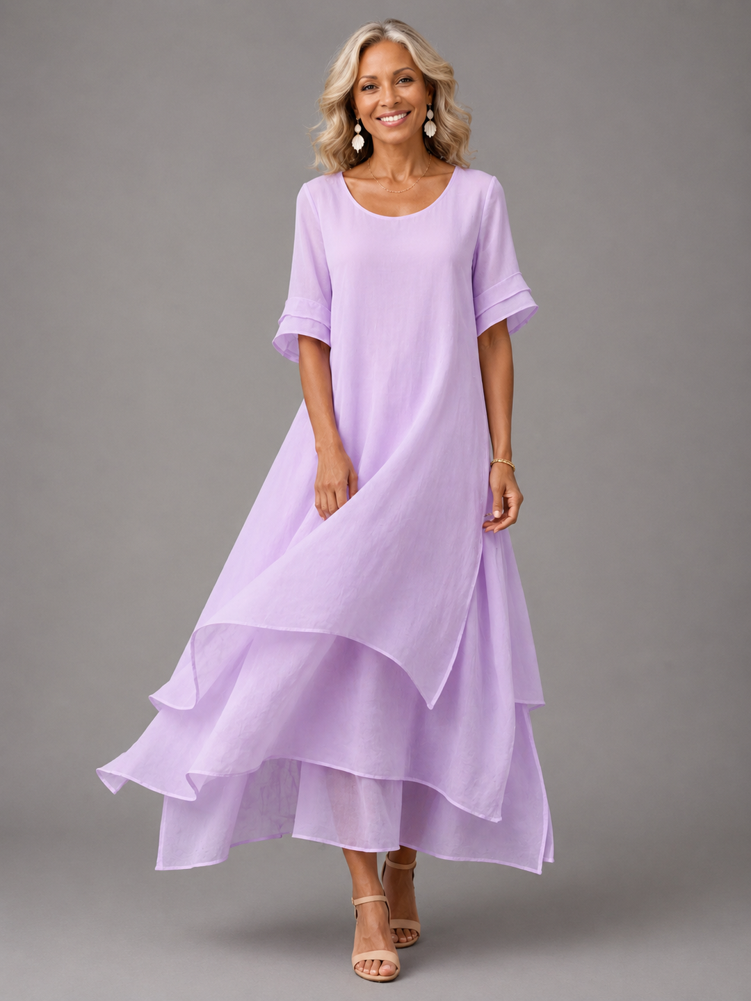 Linde | Flowing Grace Maxi Jurk
