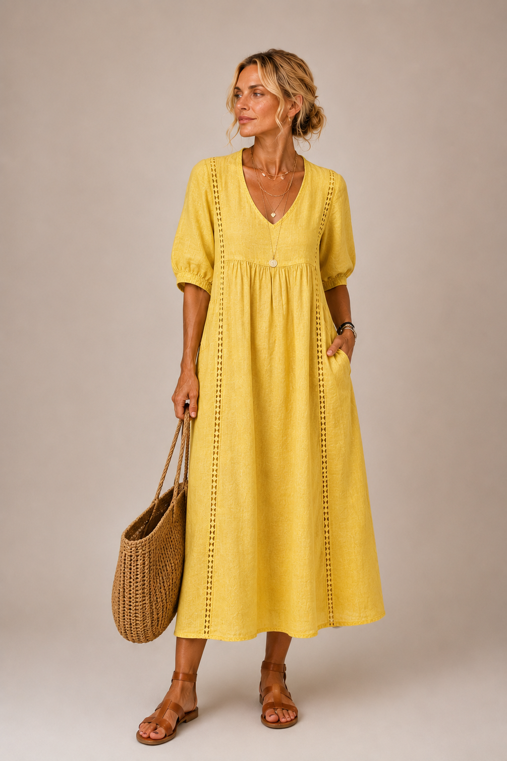 Madelon | Midi Zomerjurk