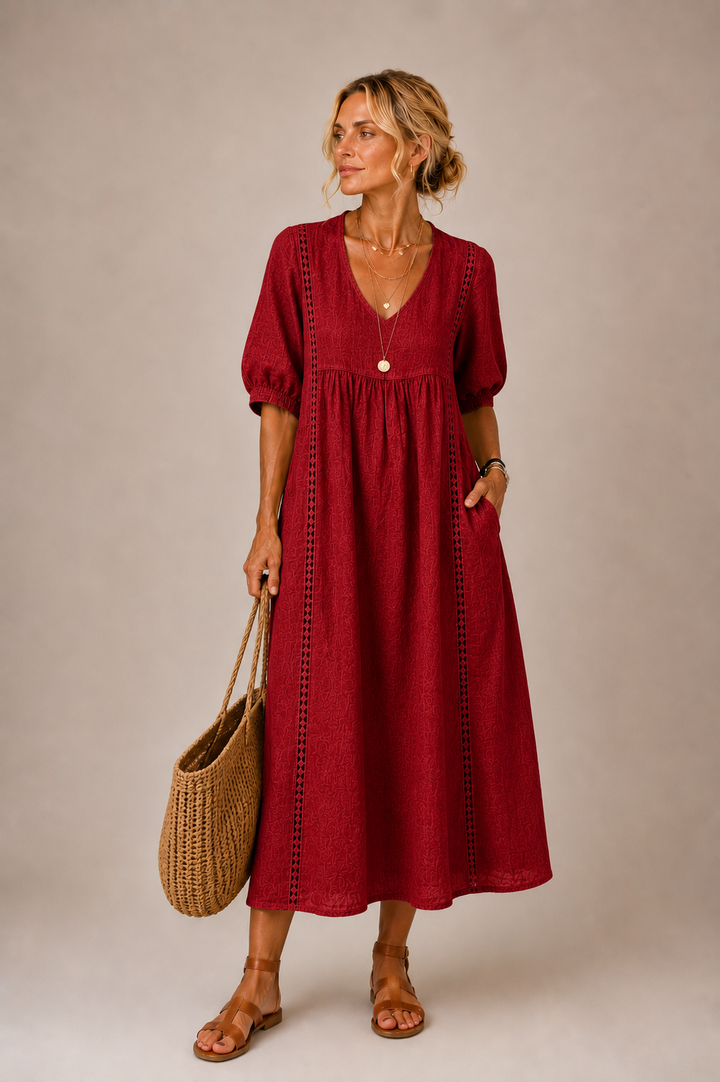 Madelon | Midi Zomerjurk