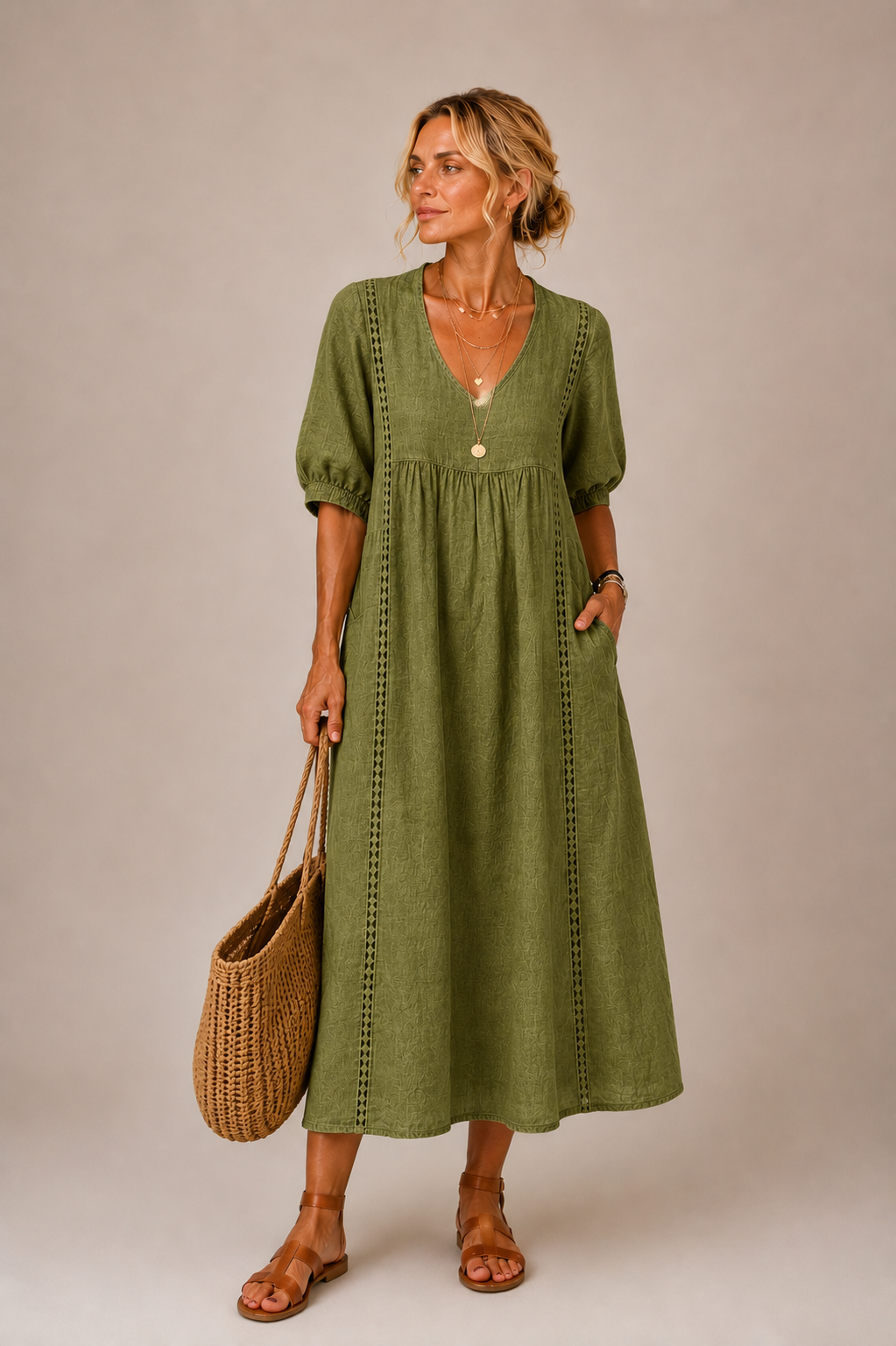 Madelon | Midi Zomerjurk
