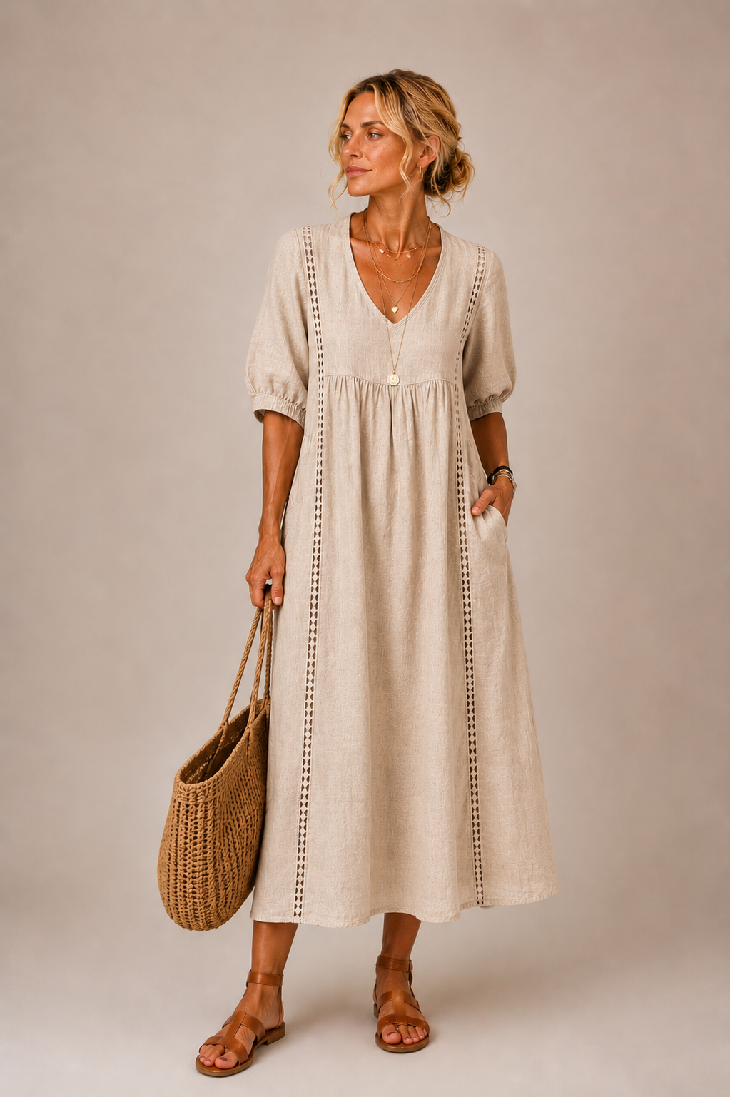 Madelon | Midi Zomerjurk