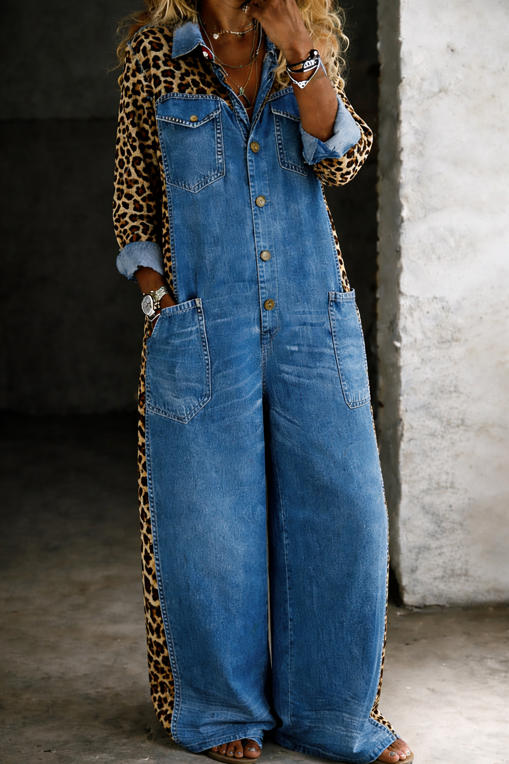 Amanda | Denim Overall