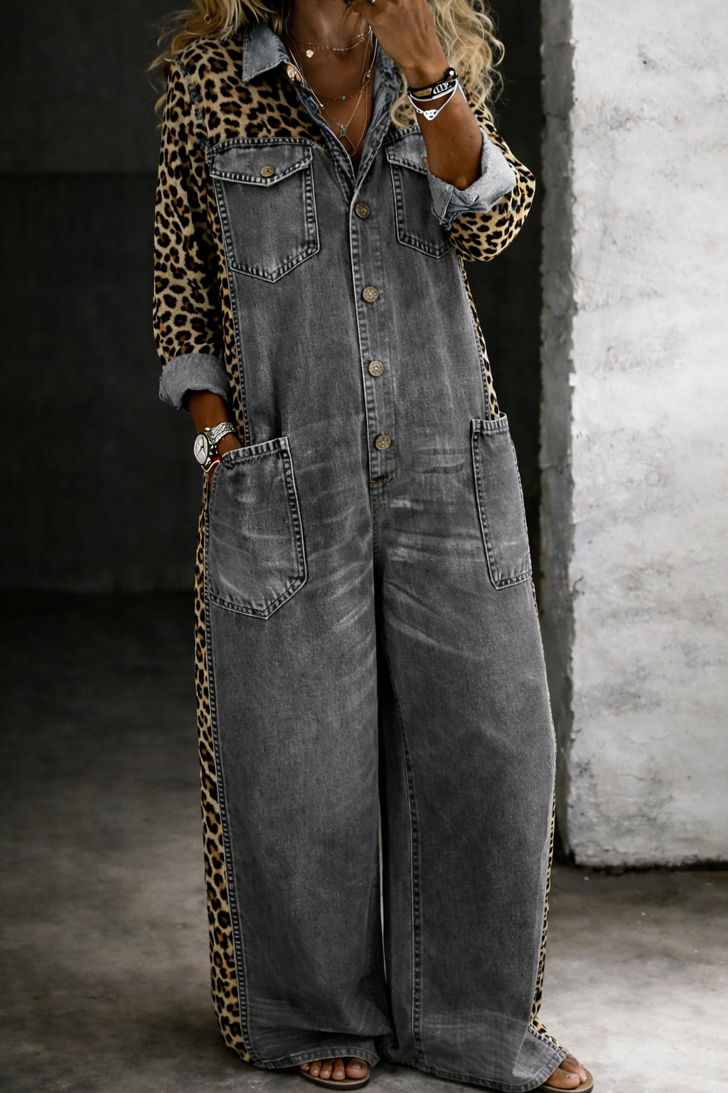 Amanda | Denim Overall