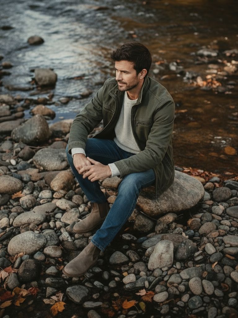 Van Laarhoven® |  Vintage Olijfgroene Field Jacket