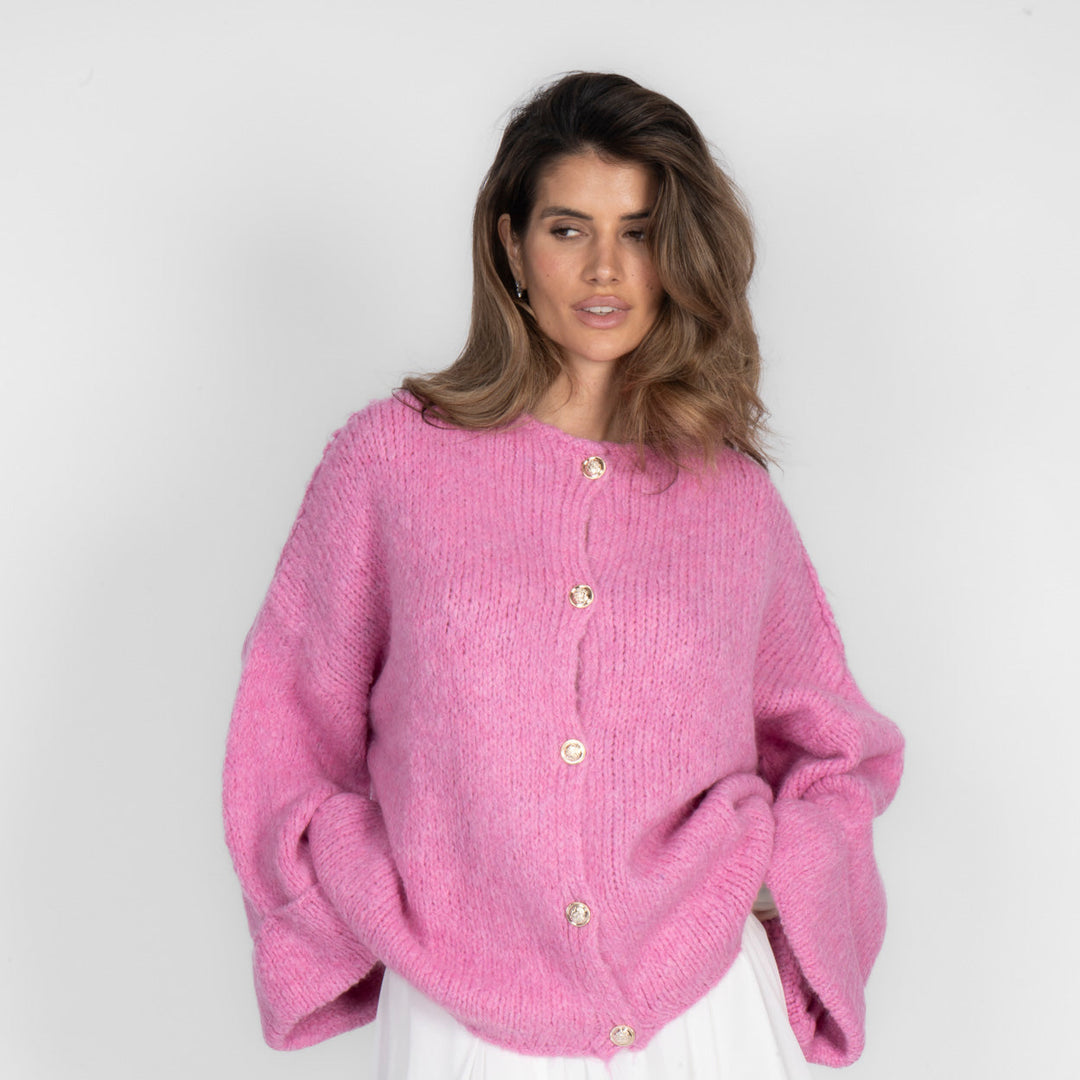 Oversized cardigan met zachte mouwen