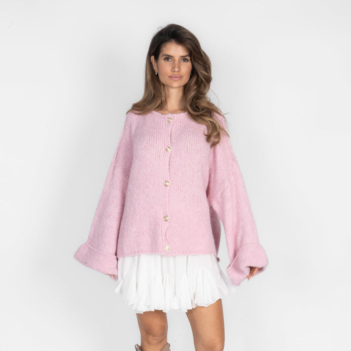 Oversized cardigan met zachte mouwen