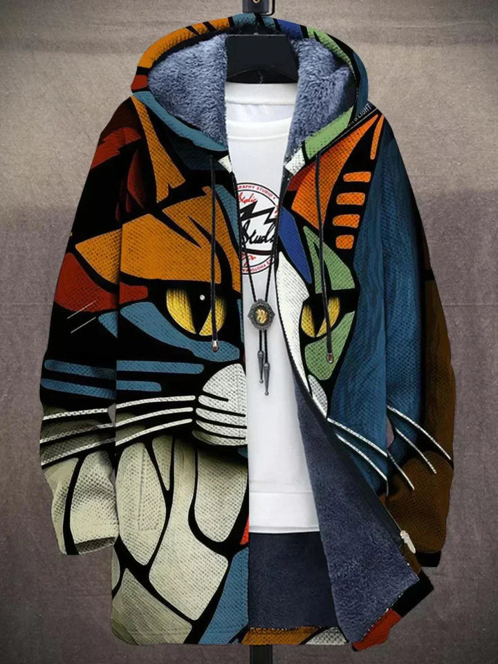 Cynthia | Artistiek vest met capuchon
