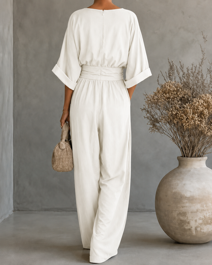 Feline | Elegante, Vloeiende Jumpsuit