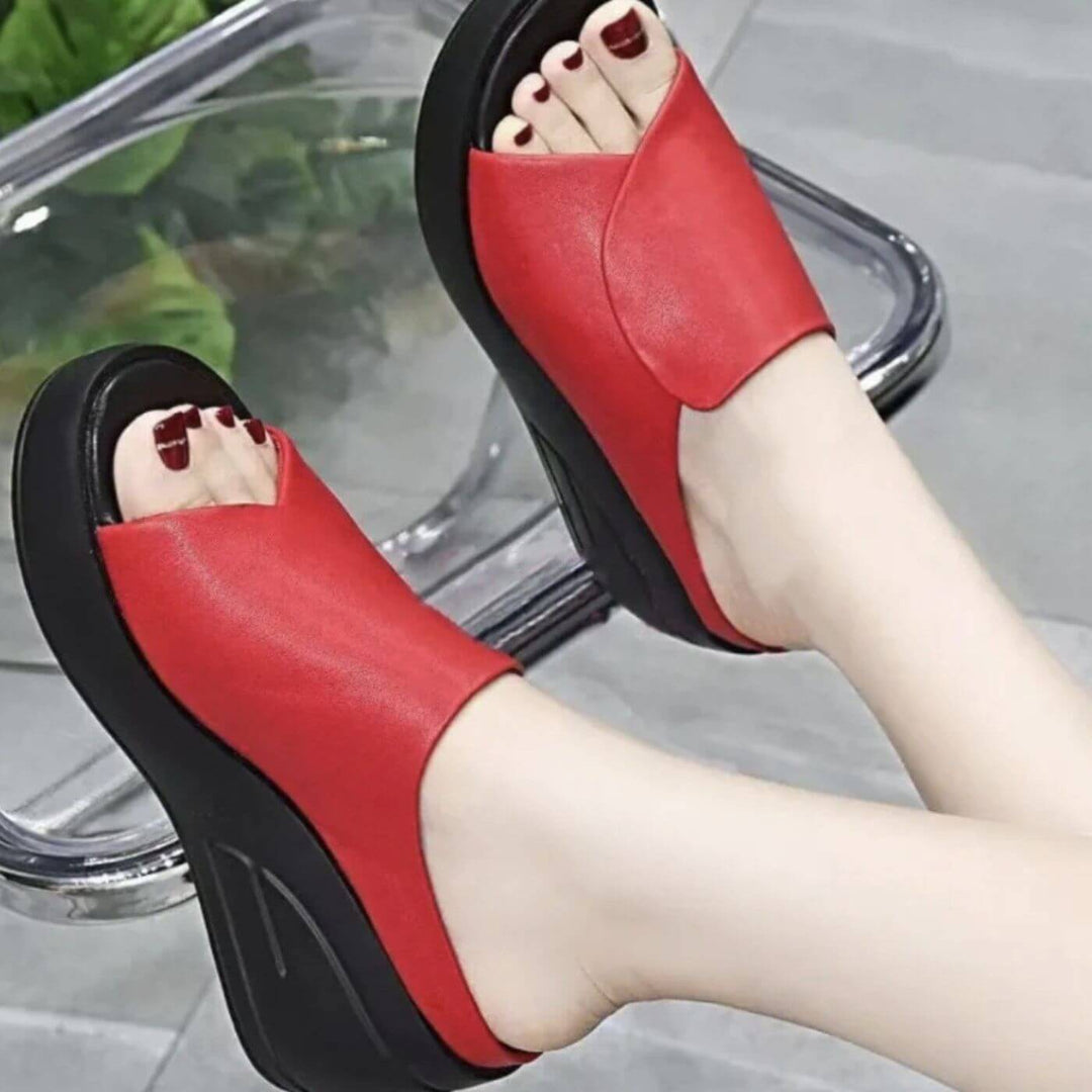 Eliza™ – Orthopedische Slip-on Wedge Sandalen