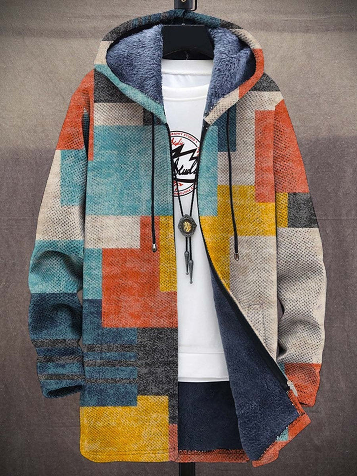 Delia | Artistiek vest met capuchon