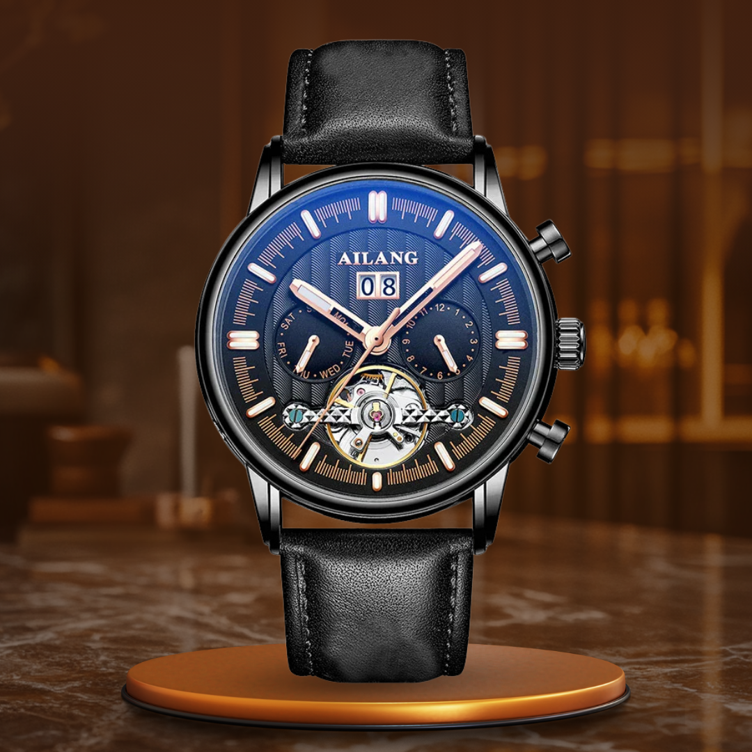 Stijlvolle Waterdichte Tourbillon Horloge