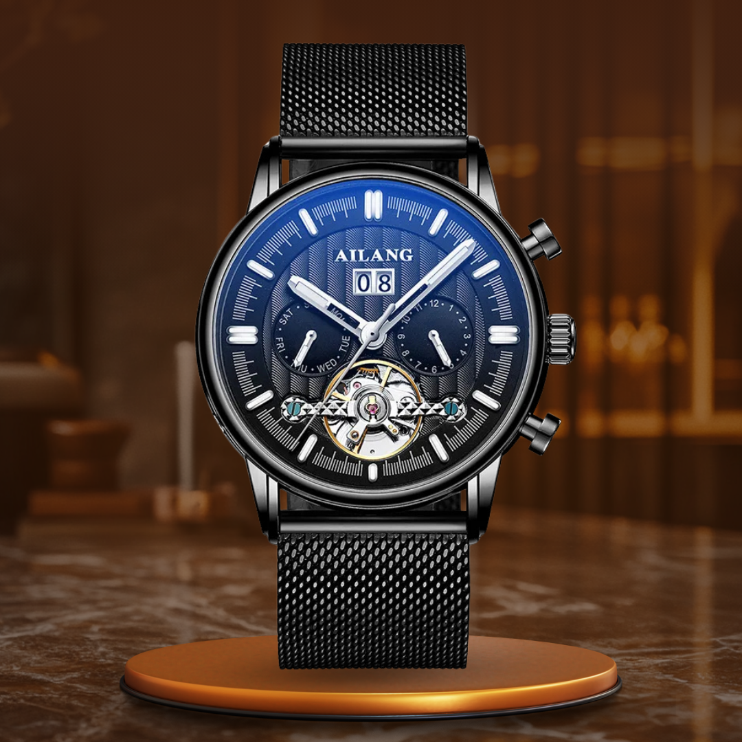 Stijlvolle Waterdichte Tourbillon Horloge