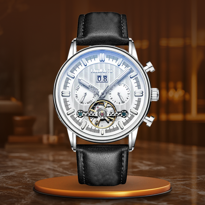 Stijlvolle Waterdichte Tourbillon Horloge