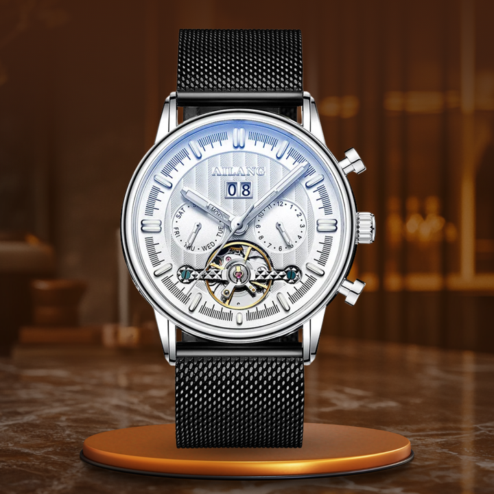 Stijlvolle Waterdichte Tourbillon Horloge