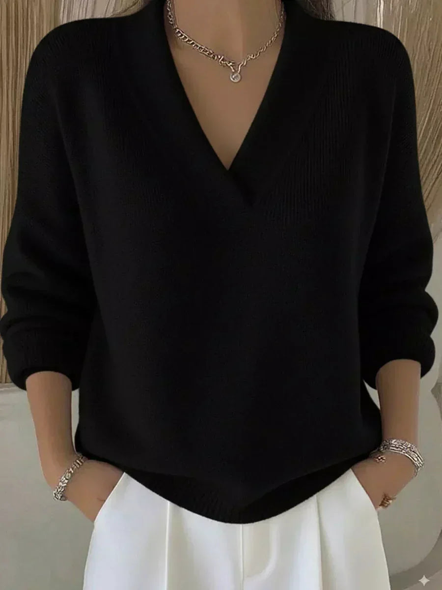 Vivelle™ | Relaxed V-hals Trui