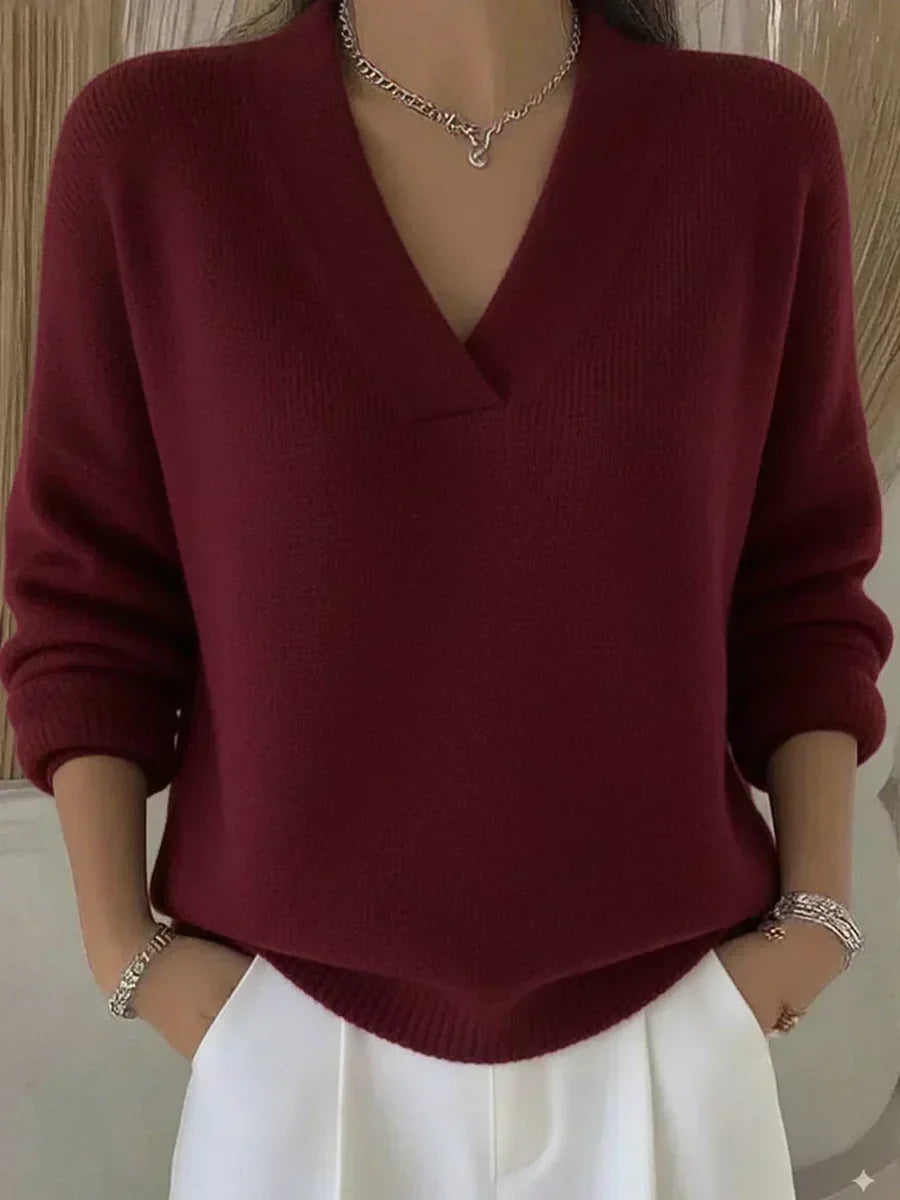 Vivelle™ | Relaxed V-hals Trui