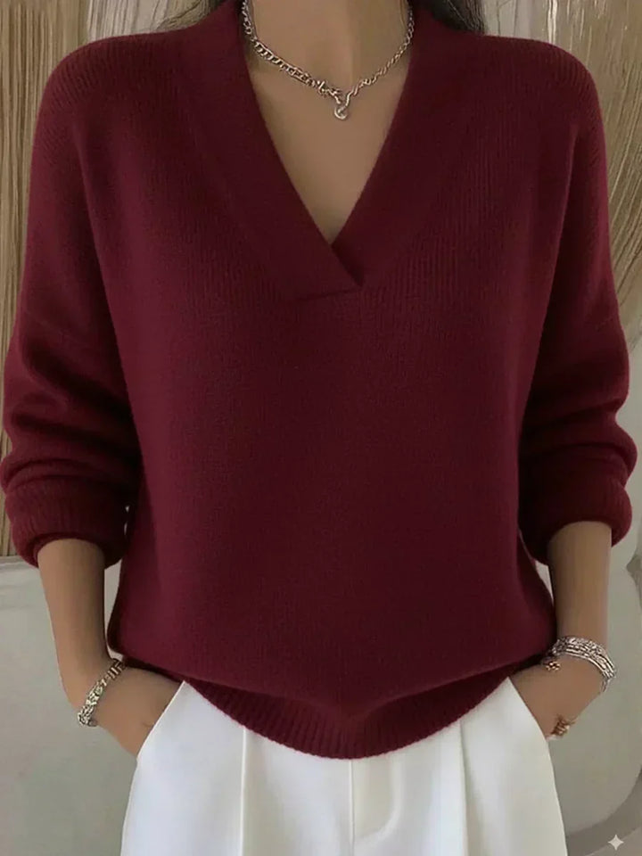 Vivelle™ | Relaxed V-hals Trui