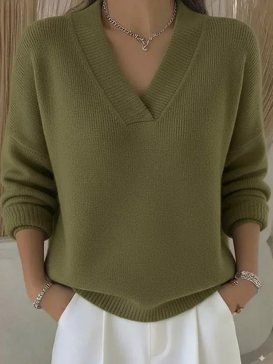 Vivelle™ | Relaxed V-hals Trui