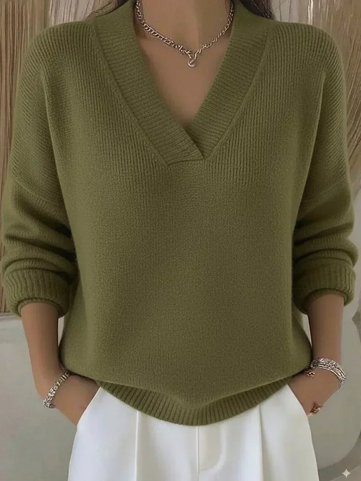 Vivelle™ | Relaxed V-hals Trui