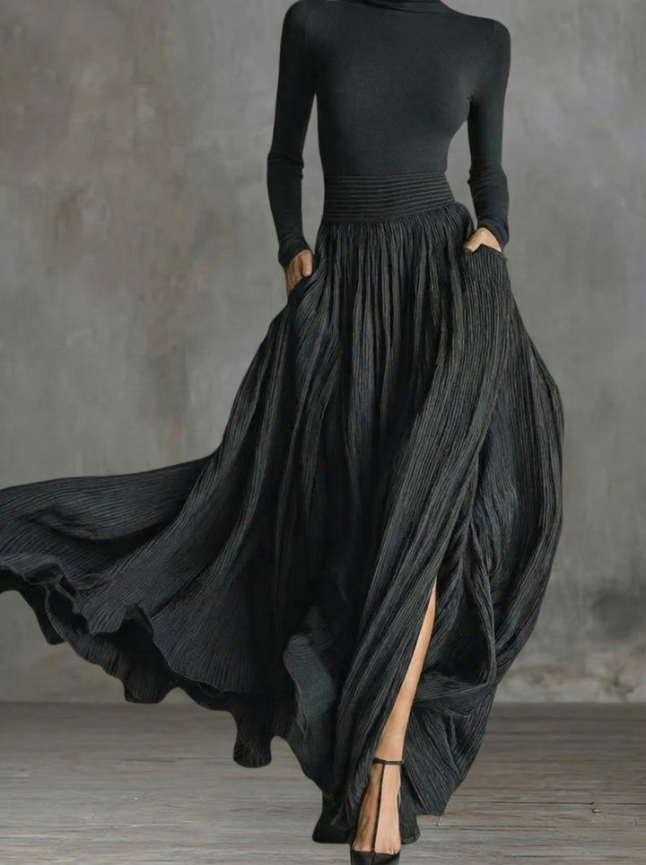 Raquel | Maxijurk met hoge taille