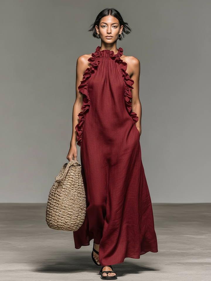 Luna | Maxi Jurk met Zakken