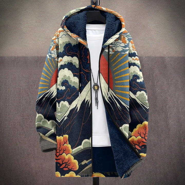 Ezra | Artistiek vest met capuchon