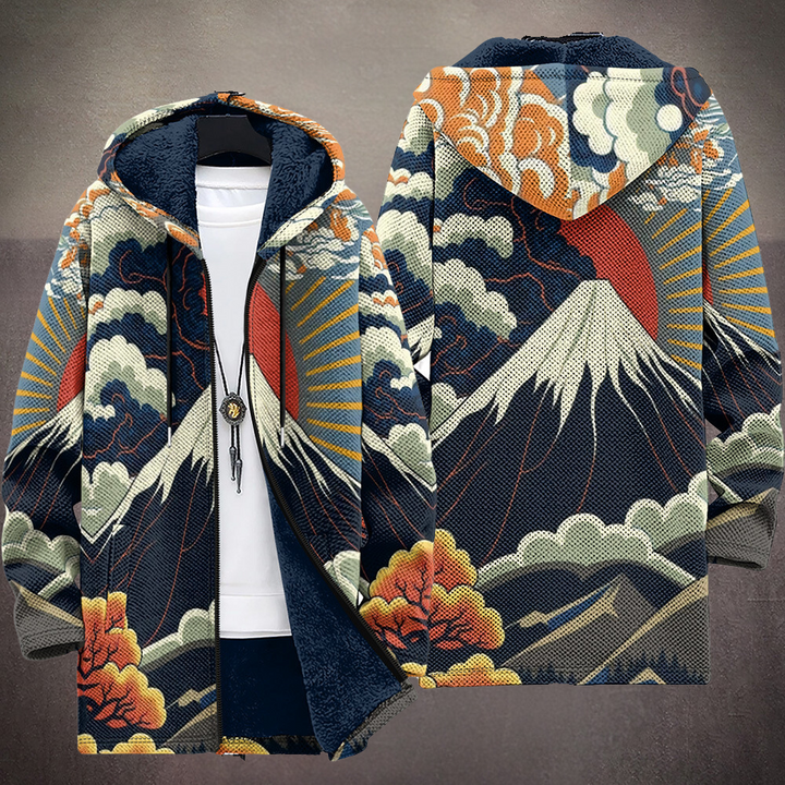 Ezra | Artistiek vest met capuchon