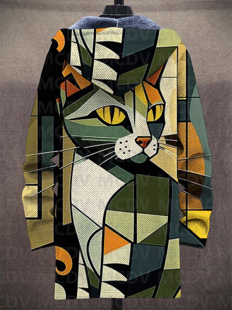 Preston | Jas met capuchon en artistiek patroon