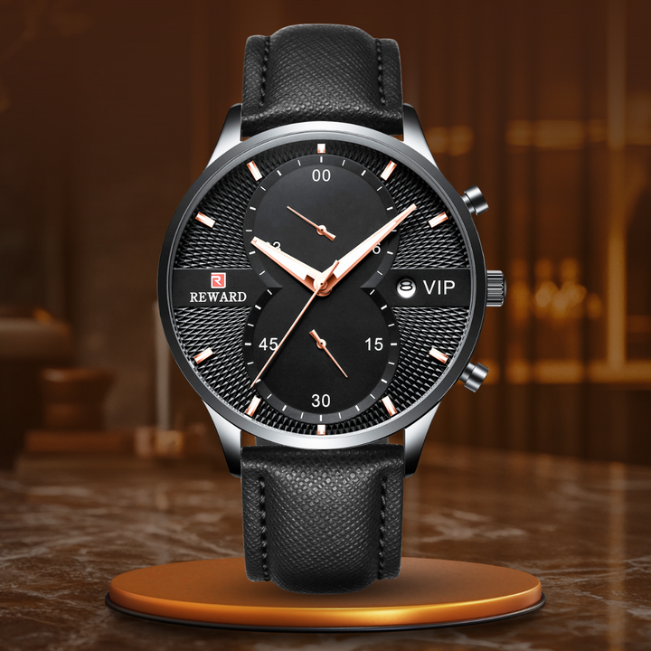 Luxe Waterdichte Quartz Chronograaf Horloge