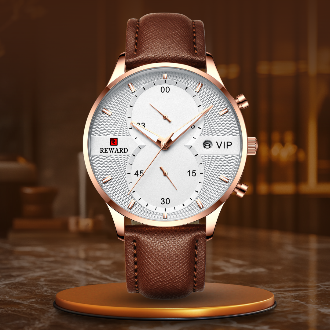 Luxe Waterdichte Quartz Chronograaf Horloge