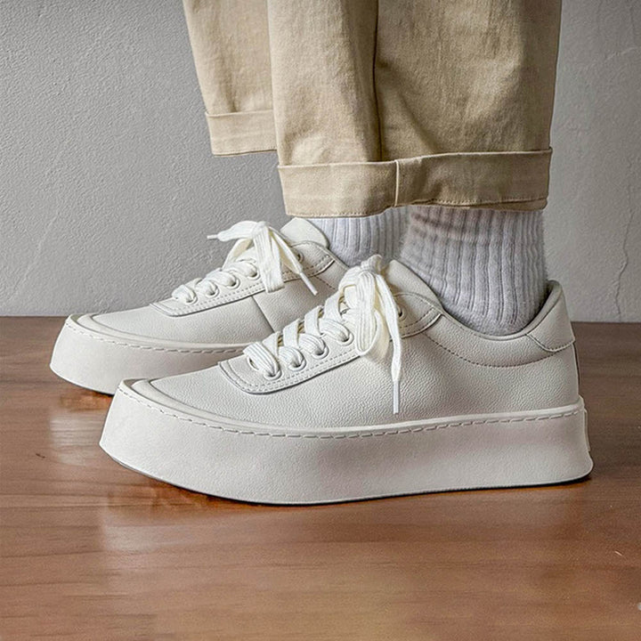 Leren Witte Sneakers voor heren