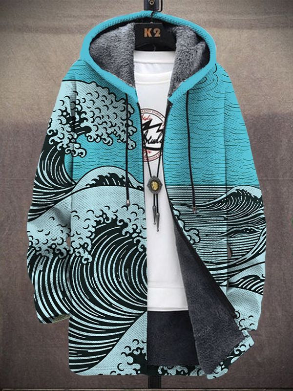 Margot | Gewatteerd vest met artistiek patroon