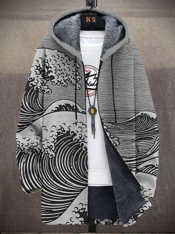 Margot | Gewatteerd vest met artistiek patroon