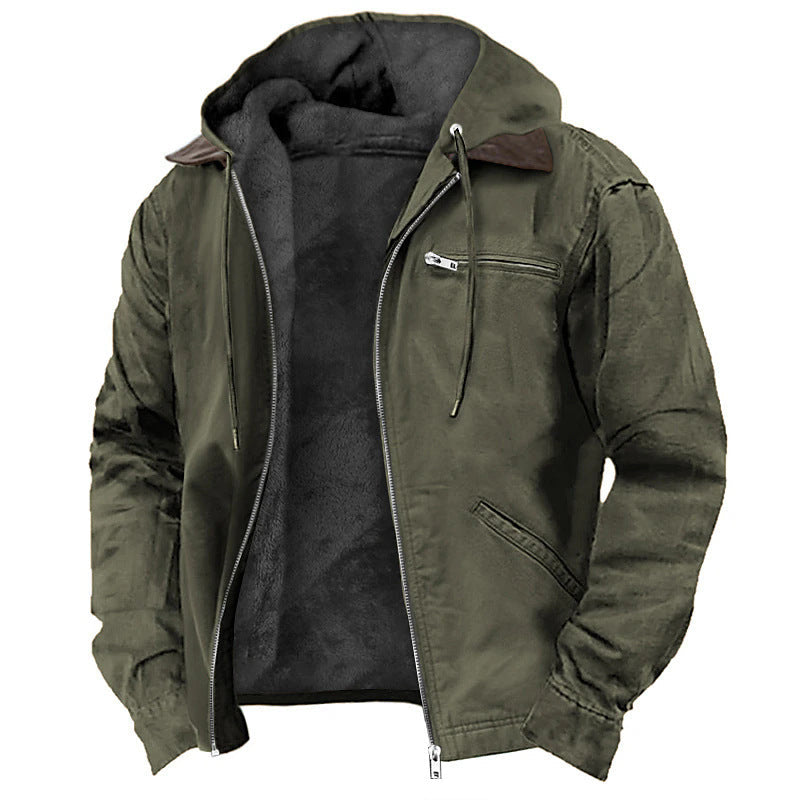 Van Laarhoven Mode | Herenvest met capuchon en ritssluiting